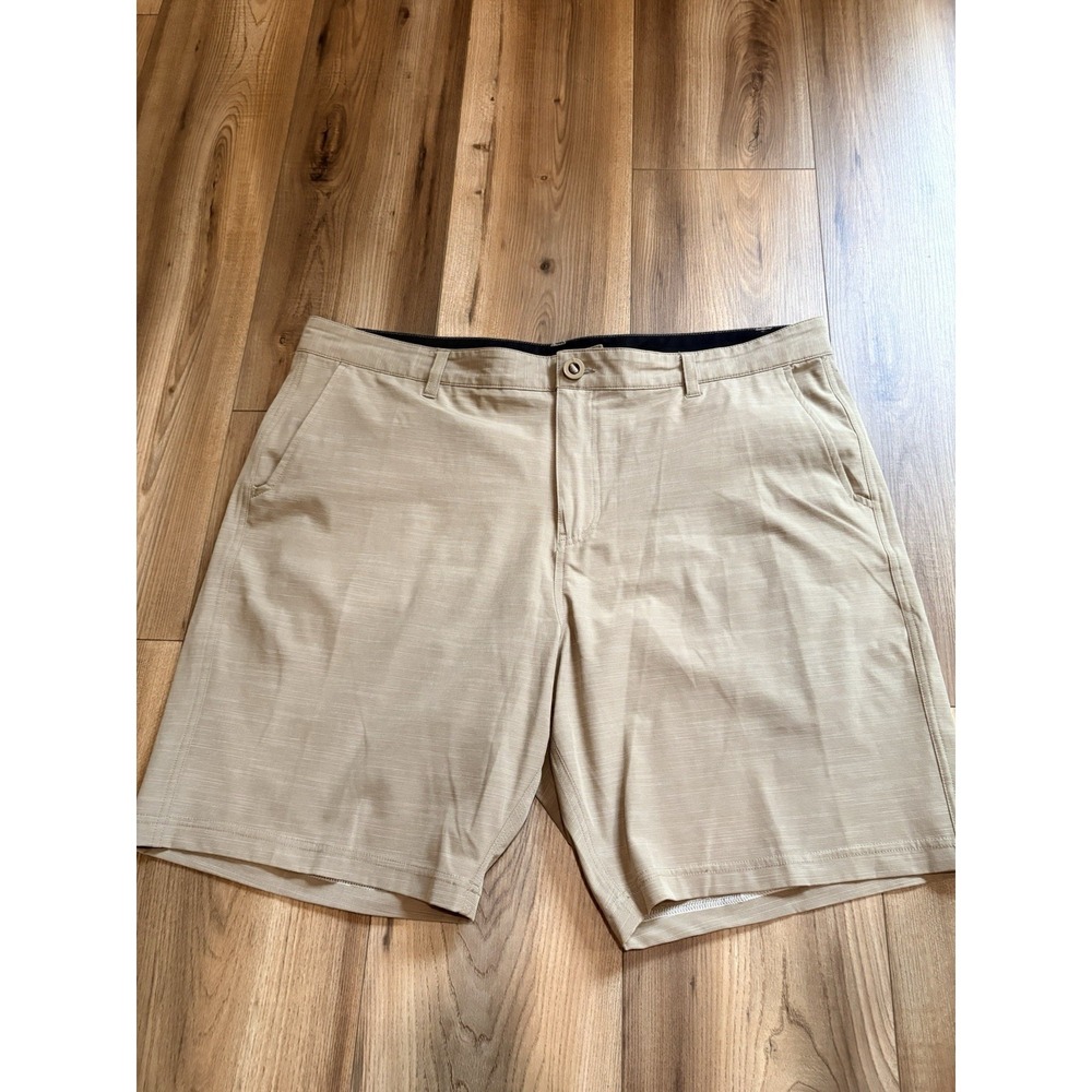 Pete‎ Smiths Surf Shop Men's 38 Board Shorts Gold Beige 8" Chino